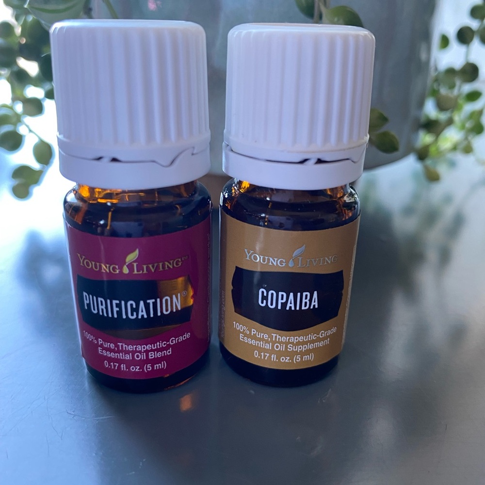 Young Living Copaiba and Purification blend - 5 ml each